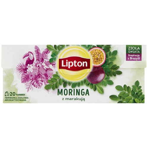 Herbata LIPTON Moringa z marakują (20 sztuk)