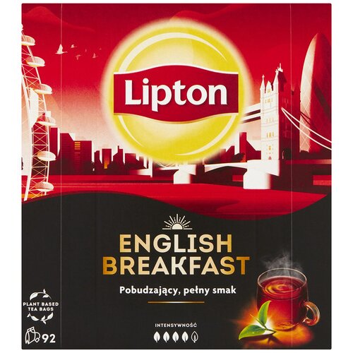 Herbta LIPTON English Breakfast (92 sztuki)