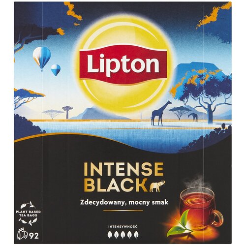 Herbata LIPTON Intense Czarna (92 sztuki)