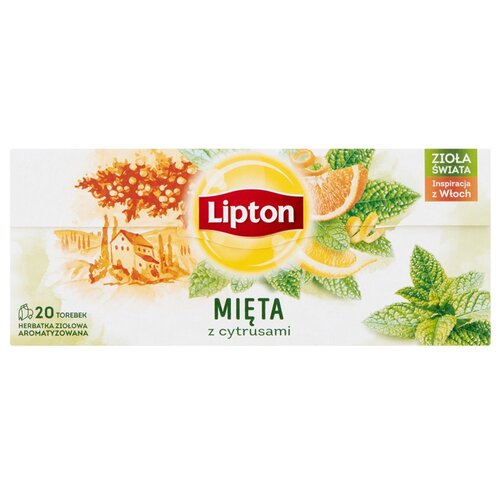 Herbata LIPTON Mięta z Cytrusami (20 sztuk)