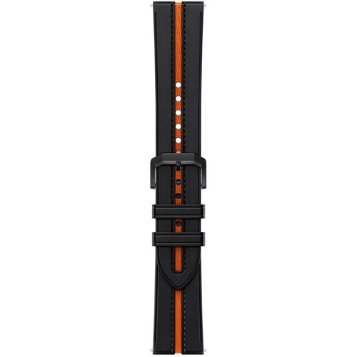 Pasek XIAOMI do Watch 5 active/lite/S3/2/2 Pro Czarno-pomarańczowy