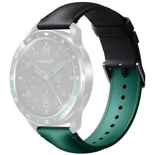 Pasek XIAOMI do Watch 5 active/lite/S3/S1/S1 Pro/2/2 Pro Zielono-Czarny