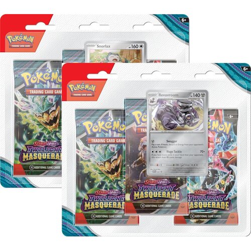 Gra karciana POKEMON TCG Scarlet & Violet Twilight Masquerade 3-Pack Blister Box (1 zestaw)