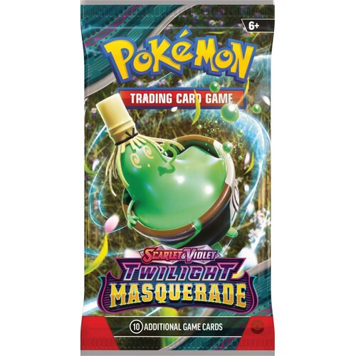 Gra karciana POKEMON TCG Scarlet & Violet Twilight Masquerade Booster (1 zestaw)