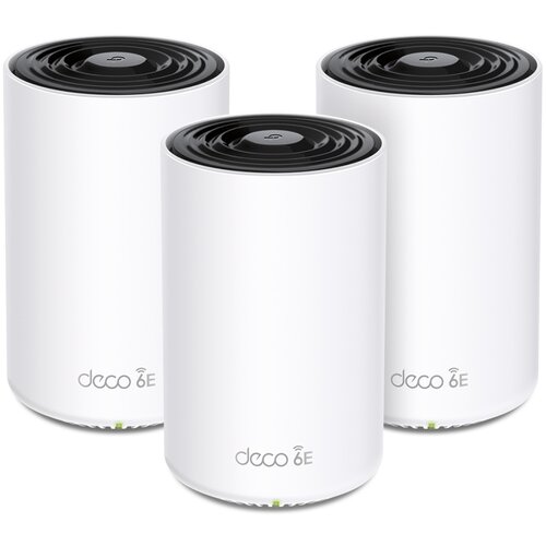 Router TP-LINK Deco XE75 Pro 2.4 / 5 / 6 GHz (TriBand), Wi-Fi Mesh (3 szt.)
