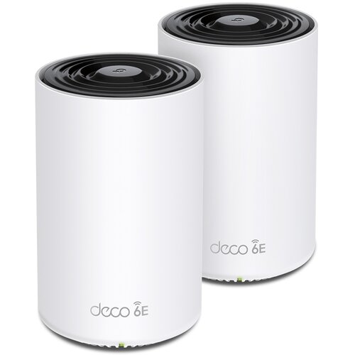 Router TP-LINK Deco XE75 Pro 2.4 / 5 / 6 GHz (TriBand), Wi-Fi Mesh (2 szt.)
