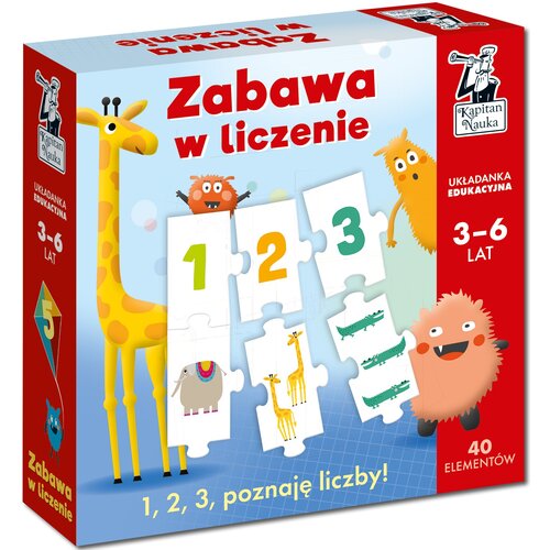 Gra edukacyjna KAPITAN NAUKA Zabawa w liczenie
