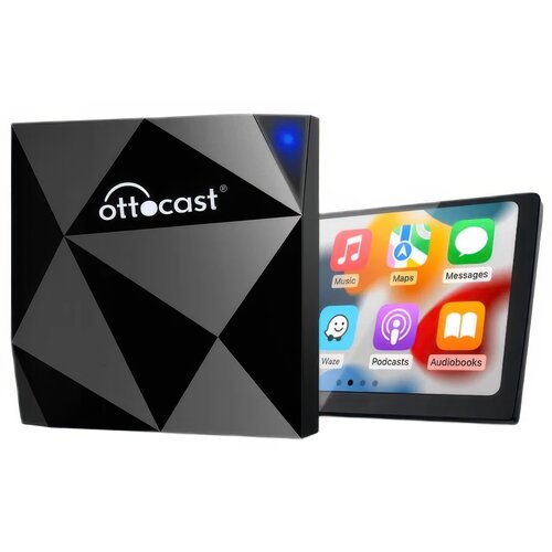 Adapter OTTOCAST CP76 U2-AIR Bezprzewodowy CarPlay Czarny