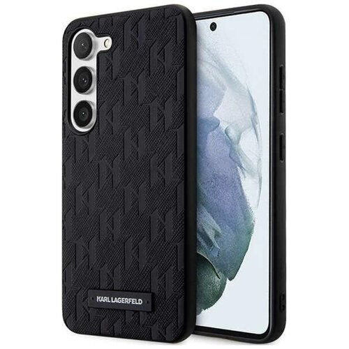 Etui KARL LAGERFELD Saffiano Mono Metal Logo do Samsung Galaxy S24 Czarny
