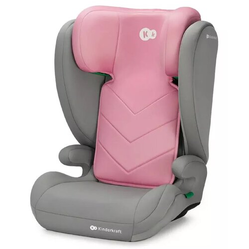 Fotelik samochodowy KINDERKRAFT I-Spark I-Size 2w1 100-150 cm (15-36 kg) Różowy