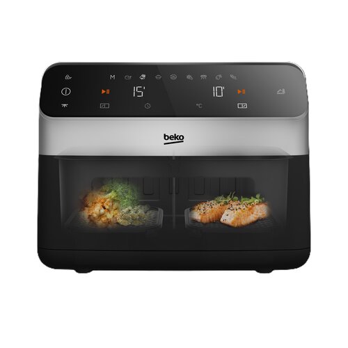 Air Fryer Frytkownica beztłuszczowa BEKO FRL 6488, 9.5l, z okienkiem do obserwacji postępów gotowania