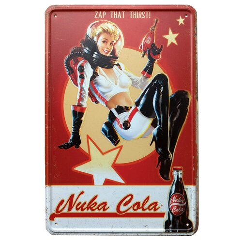 Tabliczka PLAION Fallout - Nuka Cola Girl
