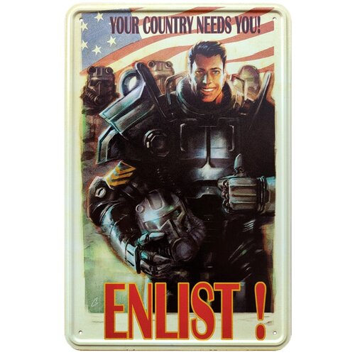 Tabliczka PLAION Fallout - Enlist