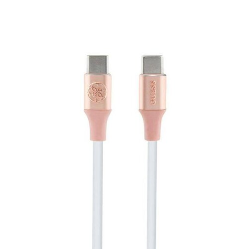 Kabel USB-C - USB-C GUESS Fast Charging 1.5m Różowy