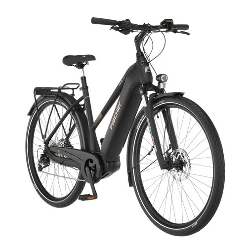 Rower elektryczny FISCHER Viator 4.2i D18 28 cali damski Czarny