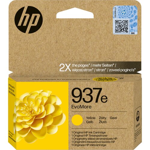 Tusz HP 937e EvoMore Żółty 4S6W8NE
