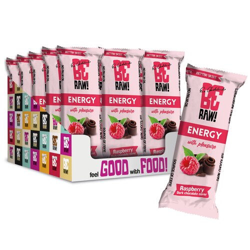 Baton węglowodanowy BERAW Energy Malinowy (15 x 40 g)