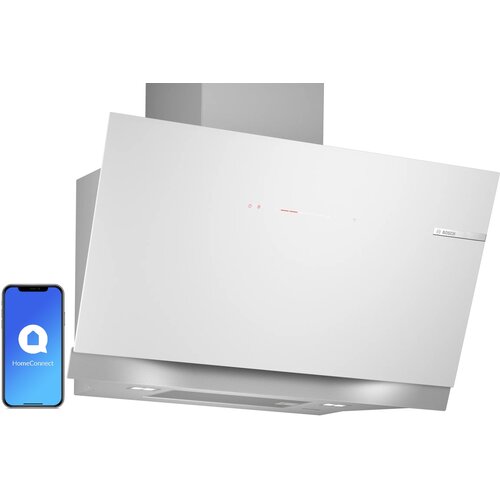 Okap BOSCH DWK91LT20 Białe szkło 1007m3/h 51dB klasa A+