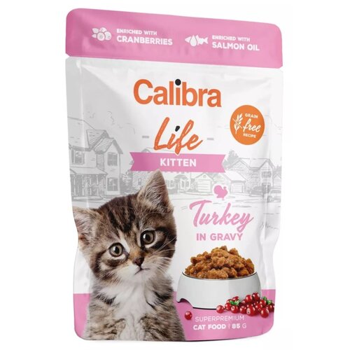 Karma dla kota CALIBRA Life Indyk w sosie 85 g