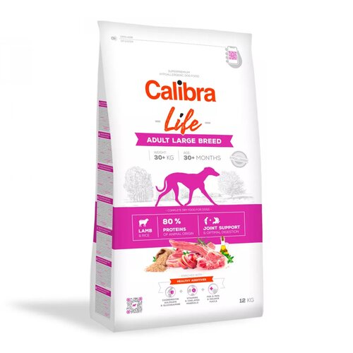 Karma dla psa CALIBRA Life Adult Large Breed Jagnięcina 12 kg