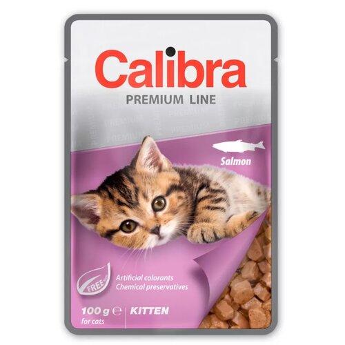 Karma dla kota CALIBRA Premium Łosoś 100 g