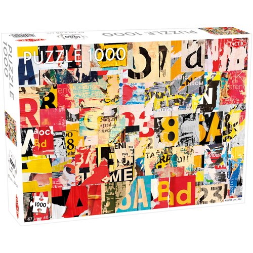 Puzzle TACTIC Poster Collage 58268 (1000 elementów)