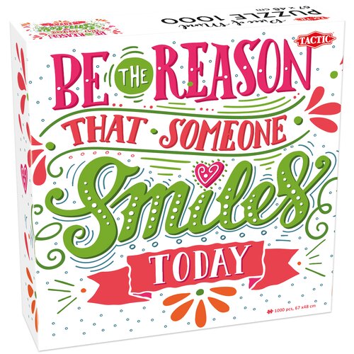 Puzzle TACTIC Be the Reason Someone Smiles 58204 (1000 elementów)