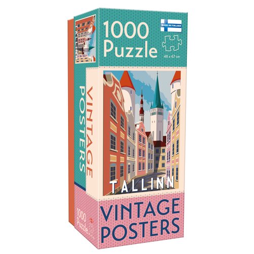 Puzzle TACTIC Vintage Tallinn 58659 (1000 elementów)