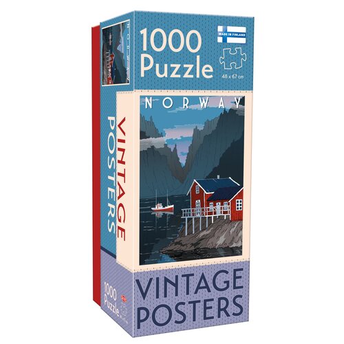 Puzzle TACTIC Vintage Norway 59208 (1000 elementów)