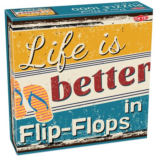 Puzzle TACTIC Life is better in Flip-Flops 58658 (1000 elementów)