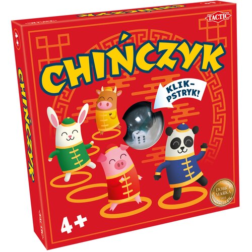 Gra planszowa TACTIC Deluxe Chińczyk 59058