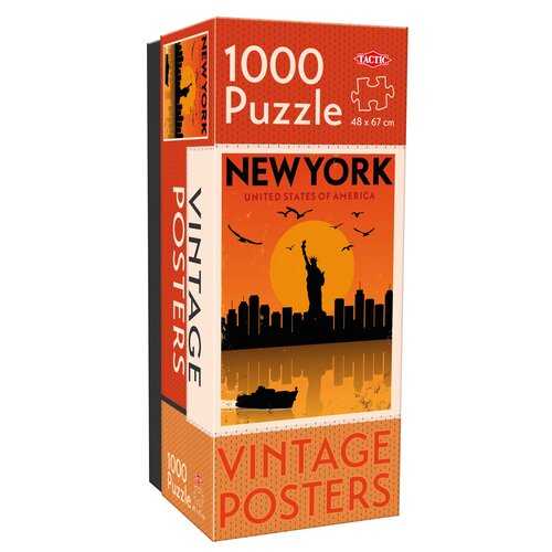 Puzzle TACTIC Vintage New York 58660 (1000 elementów)