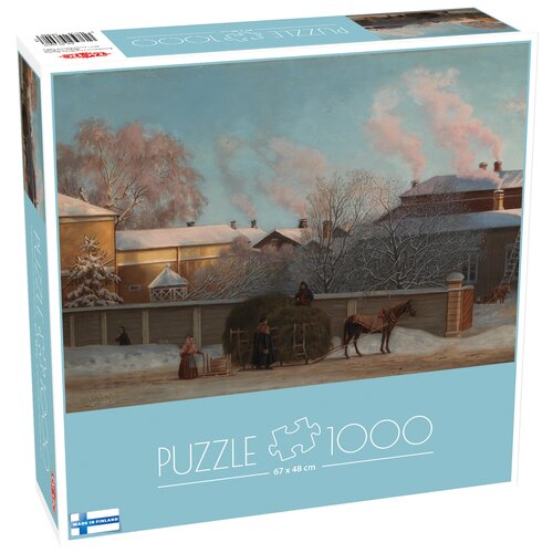 Puzzle TACTIC Annankatu w Mroźny Zimowy Poranek 58690 (1000 elementów)