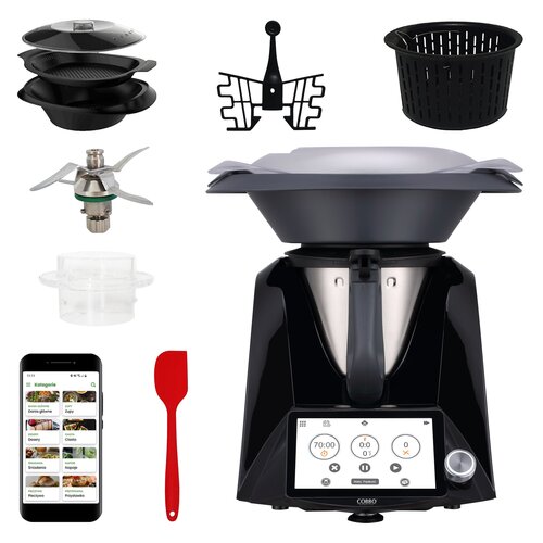 Robot wielofunkcyjny COBBO 7 TC-7B (WiFi) 1500W z wagą i funkcją gotowania