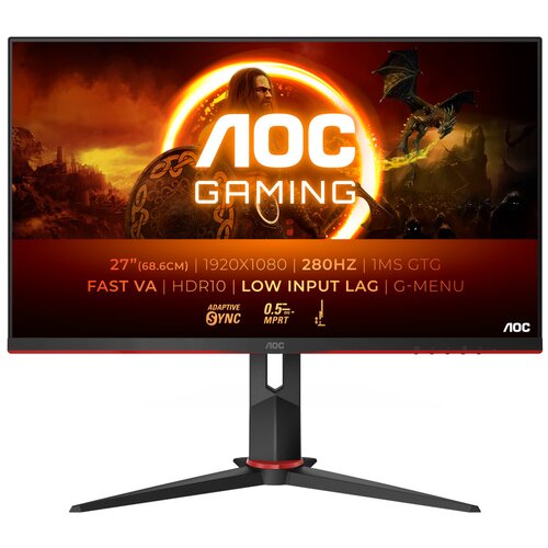 Monitor AOC 27G2ZN3/BK 27" 1920x1080px 280Hz 0.5 ms [MPRT]