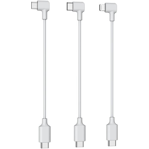 Zestaw kabli POTENSIC USB-C - Micro USB/USB-C/Lightning do Atom SE (3 szt.)