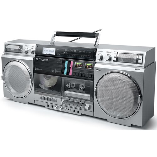 Radioodtwarzacz MUSE M-380 GBS Bluetooth Srebrny