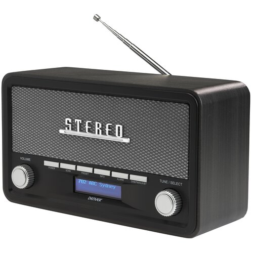 Radio DENVER DAB-18 Cyfrowe Przenośne Czarny
