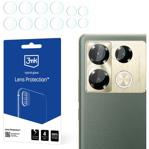 Szkło hybrydowe na obiektyw 3MK Lens Protection do Infinix Note 40 Pro