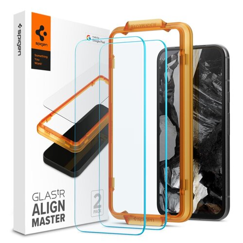 Szkło hartowane SPIGEN Alm Glas.Tr Slim do Google Pixel 8a (2szt.)