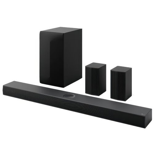 Soundbar LG S70TR Czarny 5.1.1-kanałowy, Bezprzewodowy Subwoofer, 4K, HDMi ARC, Dolby Atmos, DTS:X, Bluetooth