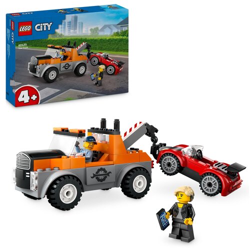 LEGO 60435 City Samochód pomocy drogowej i naprawa sportowego auta