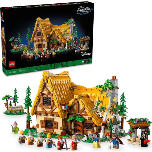 LEGO 43242 Disney Princess Chatka Królewny Śnieżki i siedmiu krasnoludków