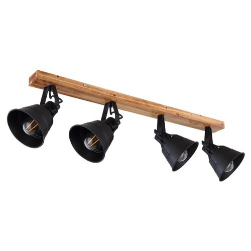 Lampa sufitowa GLOBO Gunther 15466S-4 Czarny