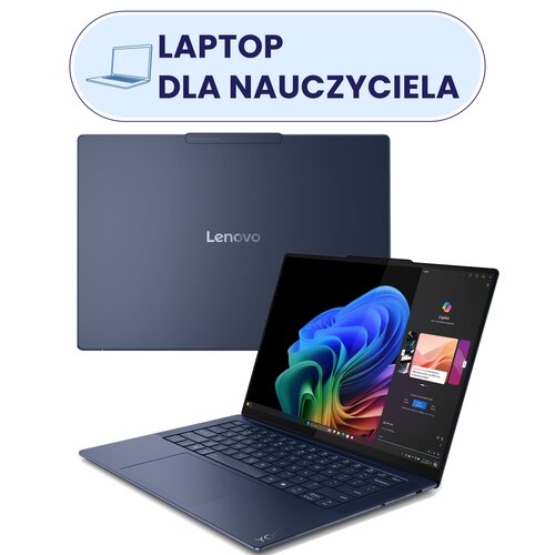 Laptop LENOVO Yoga Slim 7 14Q8X9 14.5" OLED Snapdragon X Elite 16GB RAM 512GB SSD Windows 11 Home