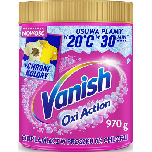 Odplamiacz do prania VANISH Oxi Action Różowy 0.97 kg
