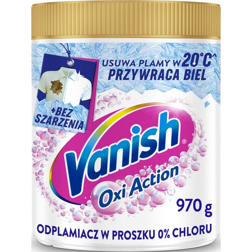 Odplamiacz do prania VANISH Oxi Action Biały 0.97 kg