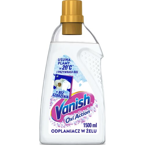 Odplamiacz do prania VANISH Oxi Action Biały 1500 ml