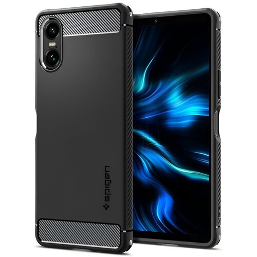 Etui SPIGEN Rugged Armor do Sony Xperia 10 VI Czarny matowy