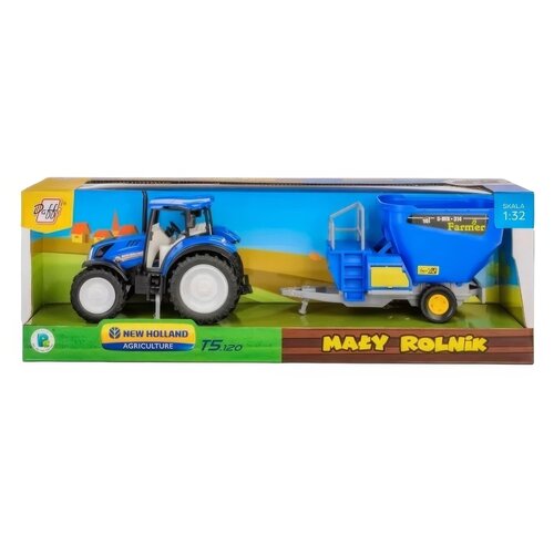 Traktor DAFFI Mały rolnik New Holland T5 z mieszalnikiem do paszy T-514